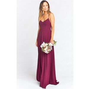 Show Me Your Mumu Godshaw Goddess Gown in Merlot M